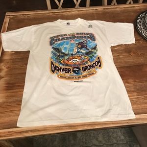 VTG 1999 Denver Broncos super bowl starter shirt